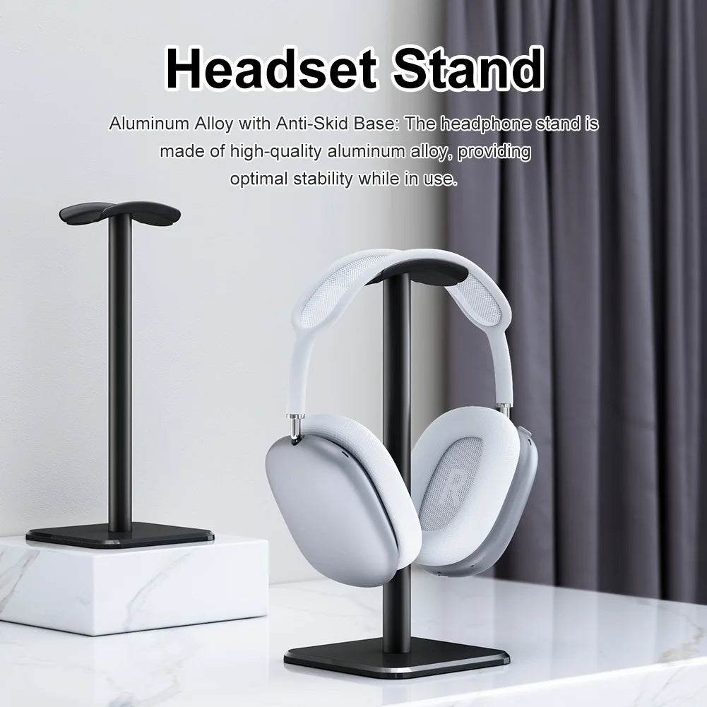 5-1PCS Universal Headphone Stand Aluminuim Alloy Headset Holder for Gaming Earphone Desktop Headphones Support Holder