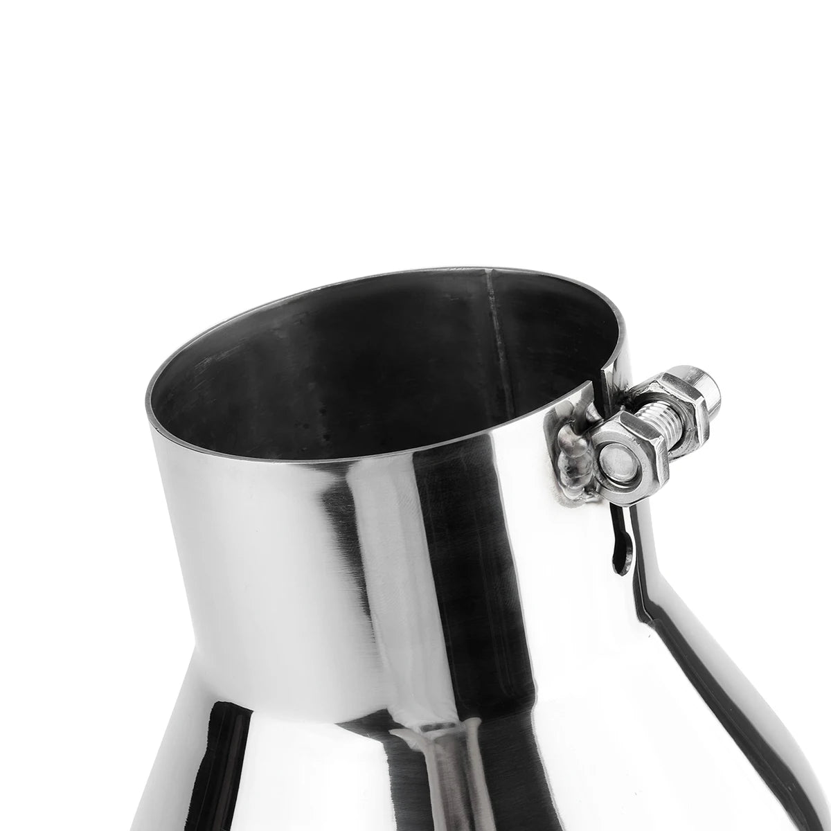 Universal Exhaust Tip 3inch Inlet 5inch Outlet 12inch Length Tailpipe Anti-Corrosive Car Straight Exhaust Tail Throat Tail Pipe