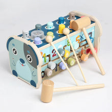 Load image into Gallery viewer, Montessori Wooden Percussion Instrument Toy | Drum Bench &amp; Number Sorting Maze | Children&#39;s Music and MathEnlightenment
