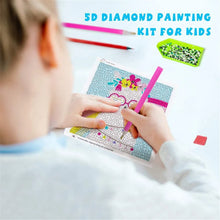 Load image into Gallery viewer, DIY Diamond Painting by Number Kits for Kids Cartoon Animal Picture Crystal Rhinestone Diamond Embroidery for Children Gifts
