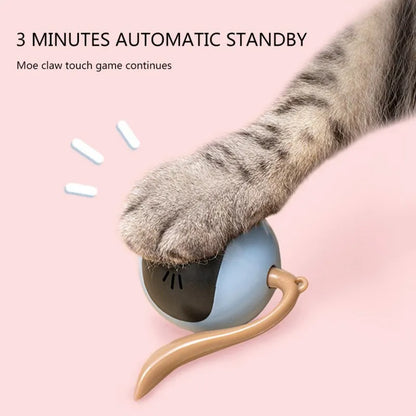 Smart Electric Cat Toys Automatic Rolling Ball Interactive Cat Toys For Cats Training Self-moving Kitten Toys Pet Accessories