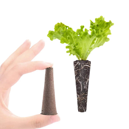 50Pcs Seed Grow Sponges Replacement Root Growth Sponges Seedling Starter Plugs Seed Starting Seed Pod Hydroponic Garden Planting
