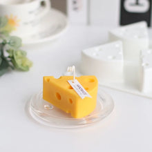 Load image into Gallery viewer, Creative Cheese Shape Silicone Mold Aromatherapy Soap Candle Mold Fondant Mousse Cake Chocolate Baking Decoration Baking Tray
