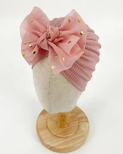 Lovely Shiny Bowknot Baby Hat Cute Solid Color Baby Girls Boys Hat Turban Soft Newborn Infant Cap Beanies Head Wraps