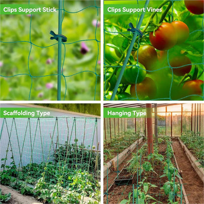 1 package Garden Grid Net for Climbing, Plant Climbing Vine Net, Green Garden Square Grid
