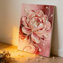 Load image into Gallery viewer, DIY Flower Pearl Diamond Art Kits for Adults/Beginners Gift Home Decor Art Pearl Gem Painting Picture 20*30CM Arts Craft
