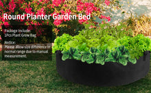 Load image into Gallery viewer, 10/40/50/100 Gallons fabric garden raised bed round planting container grow bags fabric planter pot for plants nursery pot
