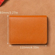 Load image into Gallery viewer, Classic Designer PU Leather Small Wallet for Men Short Simple Women&#39;s Purse Fashion Ultra Thin Credit Card Bag Coin Purse
