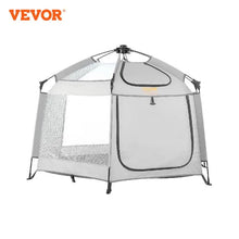 Load image into Gallery viewer, Baby Playpen with Canopy Indoor Outdoor Portable Foldable Lightweight Playpen Safety Barrier for Babies Toddler
