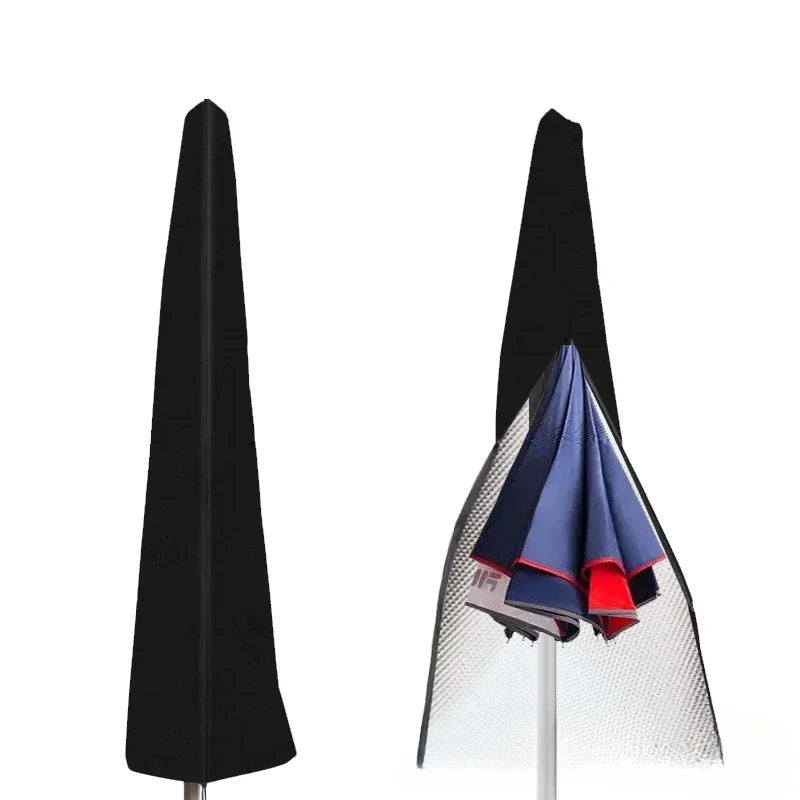 Oxford Outdoor Patio Straight Parasol Cover Waterproof Parasol Protective Cover UV-Anti Windproof Garden Umbrella Cover