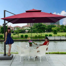 Load image into Gallery viewer, Patio Umbrella Top Cover Patio Umbrella Replacement Canopy Backyard Garden Outdoor Umbrella Top Sun Protective Water Resistant
