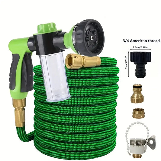 Garden Expandable Magic Hose, Various Spray Guns, Foam Pots, Car Washing Guns, Spray For Irrigation And Car Washing