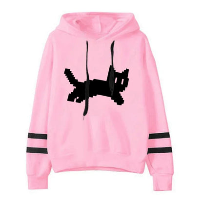 Woman Clothing Hot Sale Daily Womens Sweatshirts Fashion Pullovers Versatile Hoodies Stripe Jogging Casual Printing Sports Style