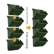 Load image into Gallery viewer, Garden Plant Walls Flower Pots Enclosures Hanging Plastic Containers Horticultural Flower Beds Vertical Greening Planting Boxes
