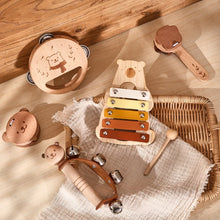 Load image into Gallery viewer, Wooden Baby Montessori Toys Musical Rattle Instruments Xylophone Percussion Sensory Rattle Toys Educational for Baby Toys Gifts

