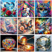 Load image into Gallery viewer, Diamond Art Painting Kits Embroidery Full Crystal Mosaic 5D Diy Diamond Paintings Kits New Accessories 30x30 cm Wall Art
