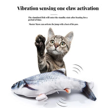 Load image into Gallery viewer, Electric Cat Toy Fish Pet Cat Toys Simulation Fish Swing Kitten Dance Fish Toy Funny Cats Chewing Playing Supplies USB Charging
