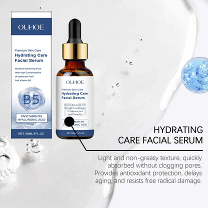 OUHOE Hydrating Care Facial Serum - Deep Moisturize, Balance Oil, Whiten, Repair Acne, All Skin Types, Anti - aging