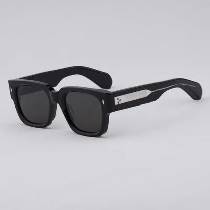 Sunglasses for Men Vintage Acetate Luxury Designer Sunglasses Women Occhiali Da Sole Da Uomo ENZO Red Lens Sunglasses