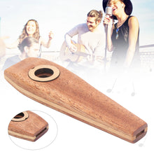 Load image into Gallery viewer, Kazoo Flute Wood Kazoo Flute Wooden Harmonica Guitar Accompaniment Diaphragm Mouth Music Wind Instrument Wood Kazoo Wooden Kazoo
