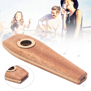 Kazoo Flute Wood Kazoo Flute Wooden Harmonica Guitar Accompaniment Diaphragm Mouth Music Wind Instrument Wood Kazoo Wooden Kazoo