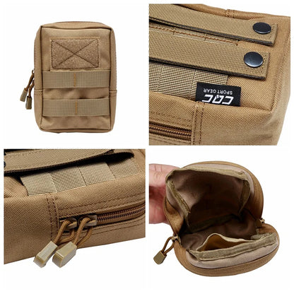 Tactical Bags Molle Pouches Militaries Gear Waist Bag Phone Pouch Camping Hunting Accessories Belt Fanny Pack Armies Edc Packs