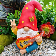Load image into Gallery viewer, Garden Dwarf - An interesting hippie dwarf statue - A 4.72-inch tall lawn statue - suitable for outdoor or home decoration

