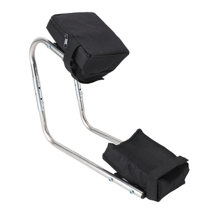 Garden Kneeler Seat Labor Saving Comfortable Garden Kneeling Seat Versatile Stainless Steel High Load Bearing for Farming