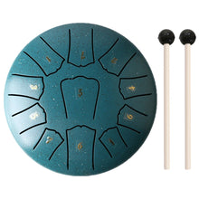 Load image into Gallery viewer, 6/3 Inch 11/6 Notes Mini Handpan Drum Finger Picks Percussion Instruments Sound Healing Steel Tongue Drum for Meditation Yoga
