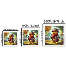 Load image into Gallery viewer, 1 Piece-5D-DIY--Diamond Painting Set-Detective, Bear-Diamond Art-Mosaic-Home Decoration-Best Gift for Friends
