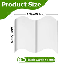 Load image into Gallery viewer, Garden Edging Borders Grass Lawn Fence Path Patio Interlocking Decorative Outdoor Barrier Landscape Edging for Yard Garden
