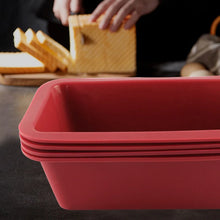 Load image into Gallery viewer, 1Pc Mini Toast Silicone Mold Rectangular Cake Pan Cheese Cake Mold Bake Mold Bread Baking Tray
