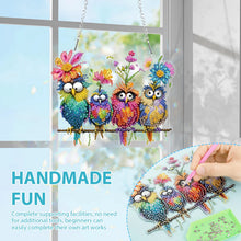 Load image into Gallery viewer, Diamond Art Wall Hanging Kit Welcome Signs DIY Diamond Painting Double Sided Craft Decor Door Hanging Ornament Window Decorative
