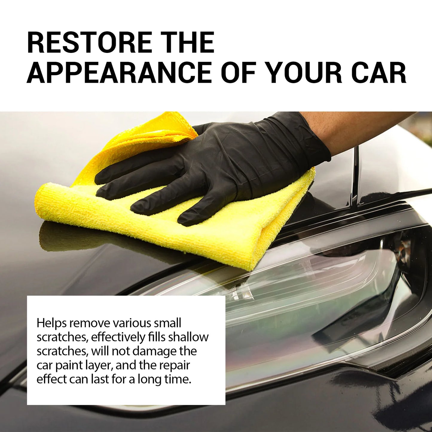 Homonth Scratch Paste Car Paint Scratch Repair Care Paint Maintenance Refurbished Clean And Brightening Scratch Repair Paste