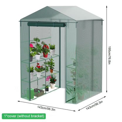 Greenhouse for Outdoors Portable Walk in Greenhouse Plant Garden Green House Winter Summer Large Garden House with Door