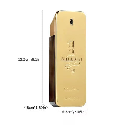 3ML/100ML Original Million Gold Hombre Perfume Lasting Luxury Perfumes for Men Strong Spicy Pheromone Cologne Body Spray Cologne