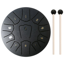 Load image into Gallery viewer, 6/3 Inch 11/6 Notes Mini Handpan Drum Finger Picks Percussion Instruments Sound Healing Steel Tongue Drum for Meditation Yoga
