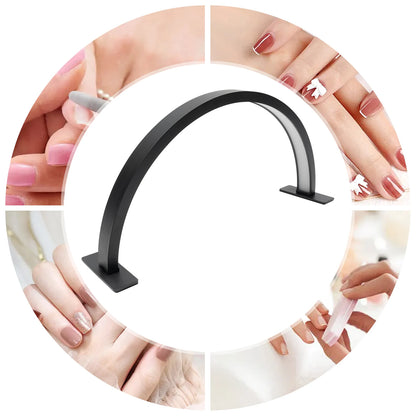 LED Half Moon Light Adjust Brightness 3000K‑6000 Half Moon Desk Lamp for Nail Art, Facial Spa, Skincare, Lash Extensions