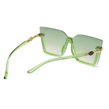 Load image into Gallery viewer, Women Men Sun Glasses Streetwear Large Frame Eyewear GogglesHollow Out Square One-piece Sunglasses Women MenGlasses
