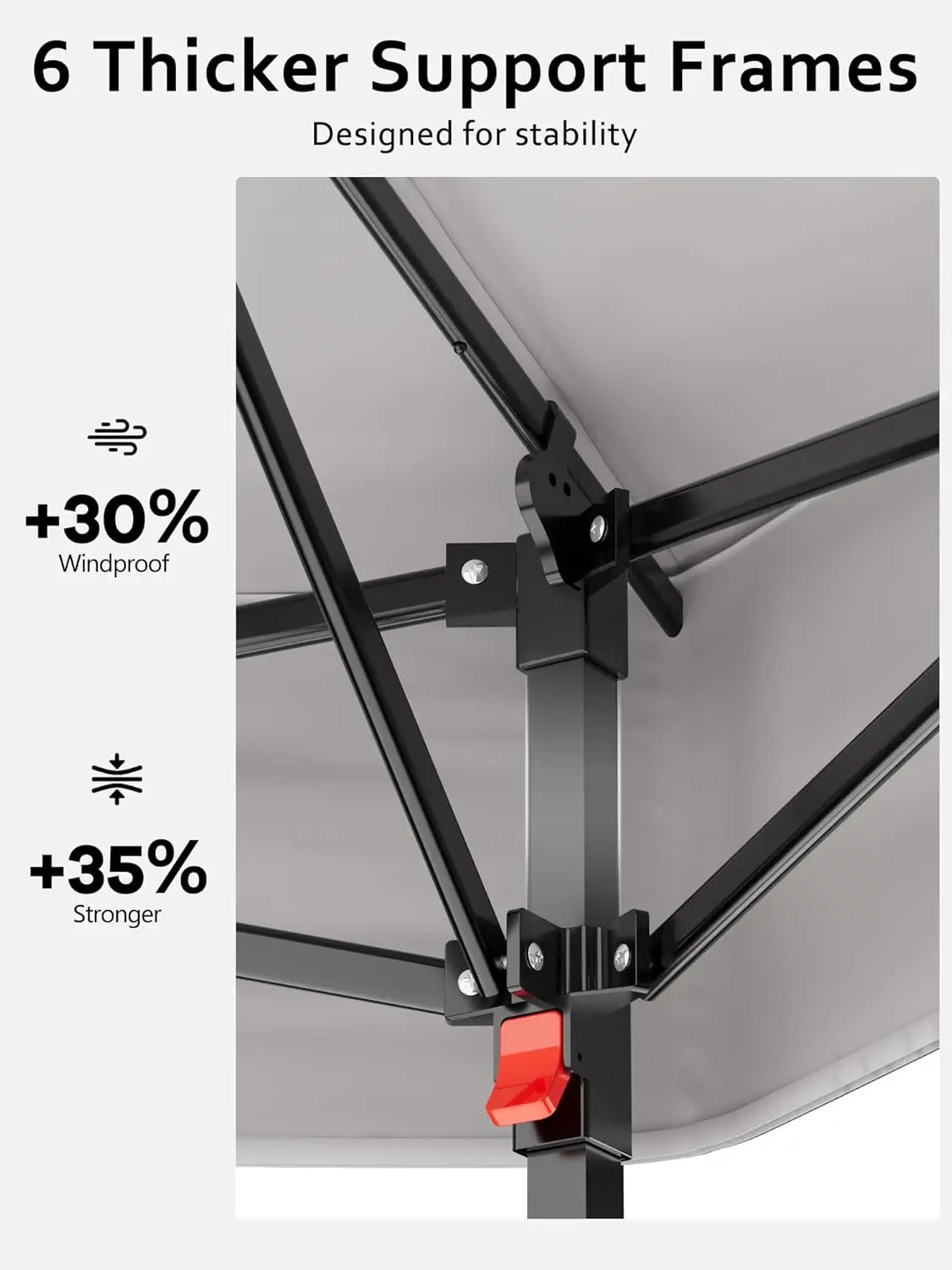 Pop Up Gazebo 13x13ft Hexagonal Canopy Shelter Instant Patio Tent with Mesh Netting Steel Frame for Outdoor Backyard Garden