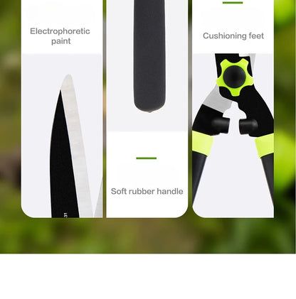 Deli Gardening Scissors Flower / Pruning Shears Lawn Special Hedge Shears Strong Pruning Branches Pruning Tools for Home Garden