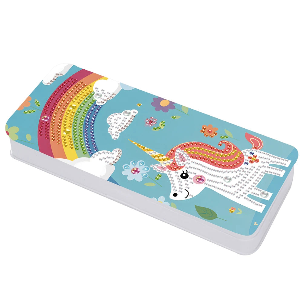 21 New Diamond Painting Pencil Case Art Pen Holder Aesthetic Diamond Painting Stationery Case As a Gift for School Children