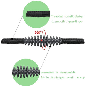 Body Massage Sticks Muscle Roller Athletes Muscle Roller Stick for Relief Muscle Soreness Cramping Tightness Anti Cellulite Gym