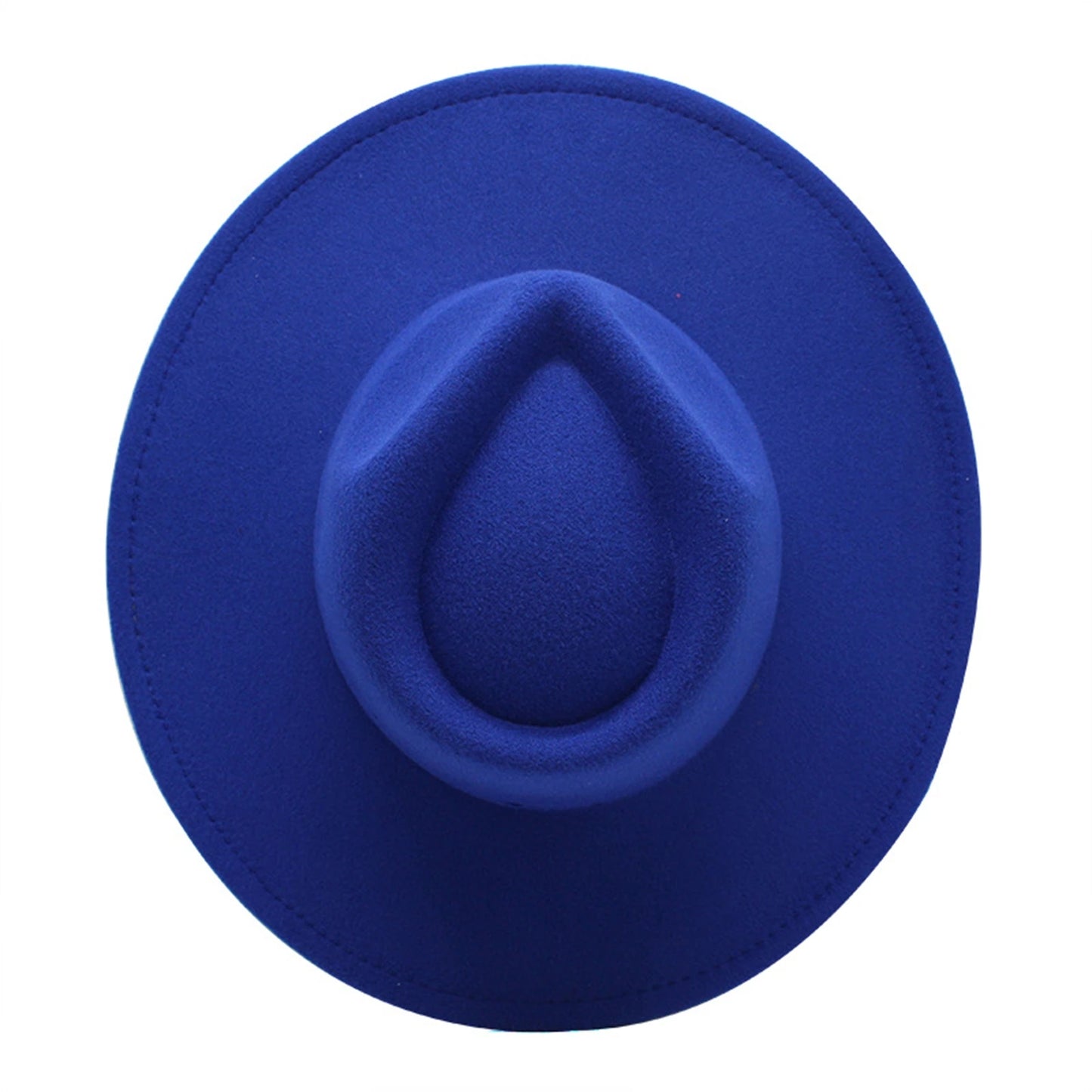 Womens Felt Hat Fedoras Big Brim Hats for Women British Style Vintage Church Hats Lady Flat Brim White Jazz Cap