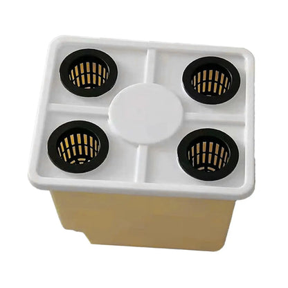 Hydroponics Bucket with Siphon Elbows Vegetables Growth Planter Smart Growing Equipment for Tomato Cucumber Pepper Planting Kit