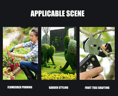 Garden Grafting Tool Multi-Function Seedling Fruit Tree Grafting Shears Farming Pruning Grafting Machine Budding with Toolbox