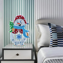 Load image into Gallery viewer, Diy Christmas-themed Diamond Painting Art Set. Double-sided luminous desktop decorative ornaments and pendants
