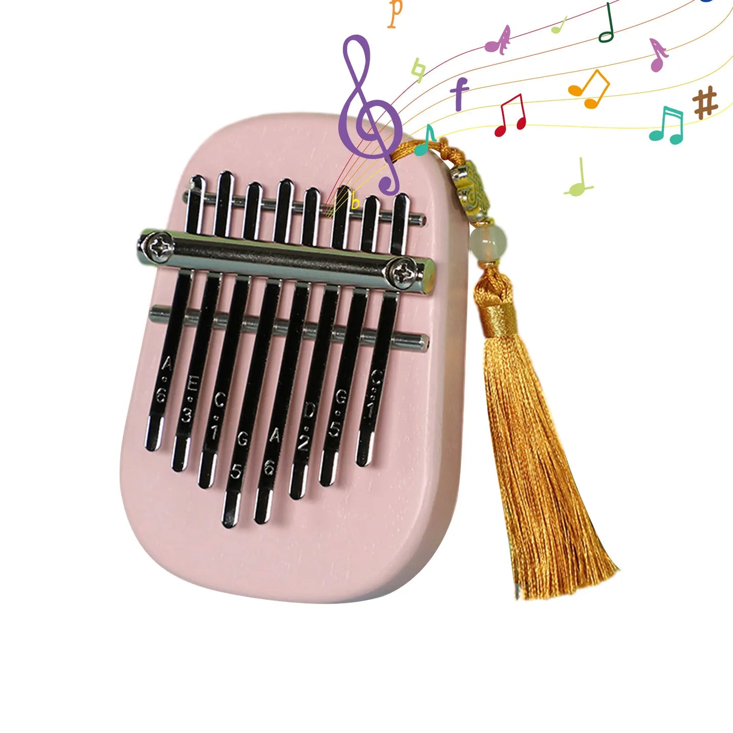 Kalimba Thumb Piano 8 Key Alto Mini Kalimba Instrument Portable Mbira Finger Piano Finger Instruments Decorative Cute For Kids
