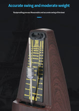 Load image into Gallery viewer, Mechanical Metronomes for Piano Guitar Violin Bass Drum and Other Musical Instruments, Loud Sound, High Precision(Wood Grain)
