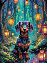 Load image into Gallery viewer, Dachshund 5D Diamond Painting Cute Pet Dog Art Mosaic Portrait DIY Diamond Embroidery Room Home Decor Art Rhinestones Handicraft

